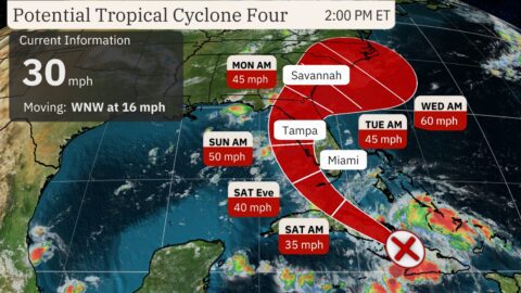 Tropical Storm Watches And Warnings Issued For Parts Of Florida Cnw