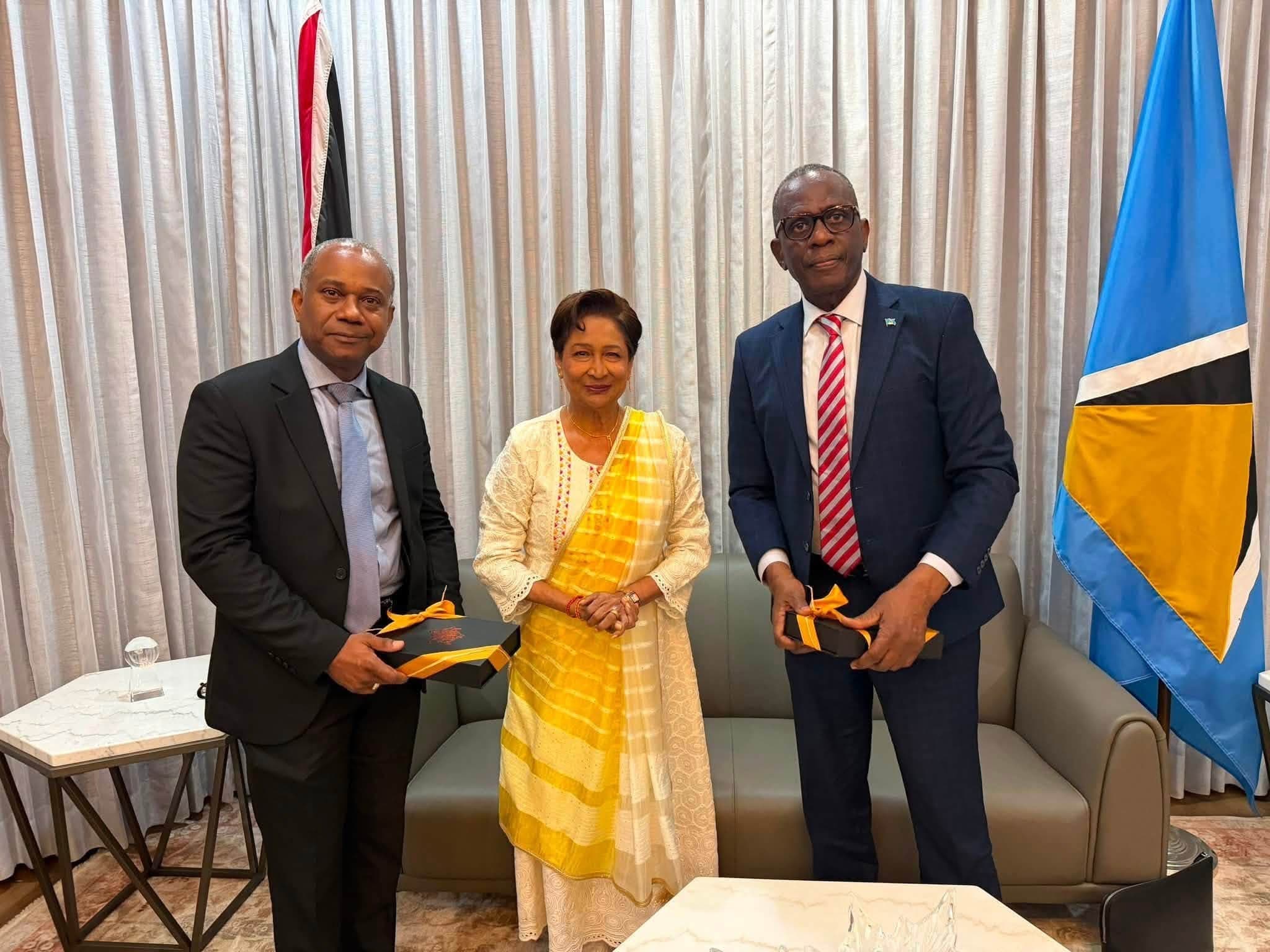 St Lucia PM briefs Trinidad on CCJ opinion over CARICOM secretary-general appointment