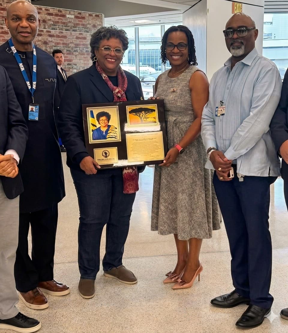 Barbados Prime Minister Mia Mottley receives Global Africa Ubuntu Lifetime Achievement Award in Florida