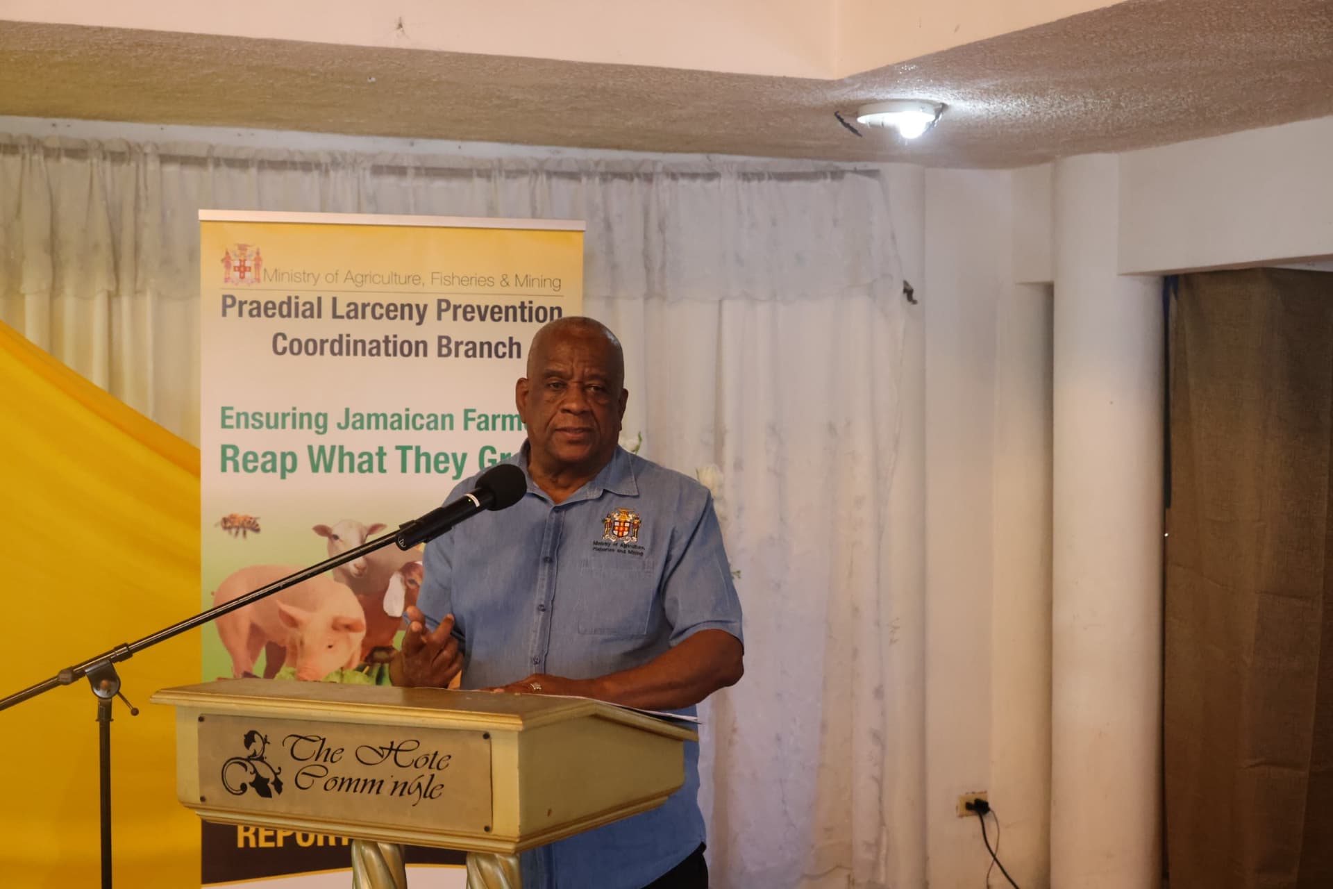 Minister Witter urges stronger partnerships to combat praedial larceny