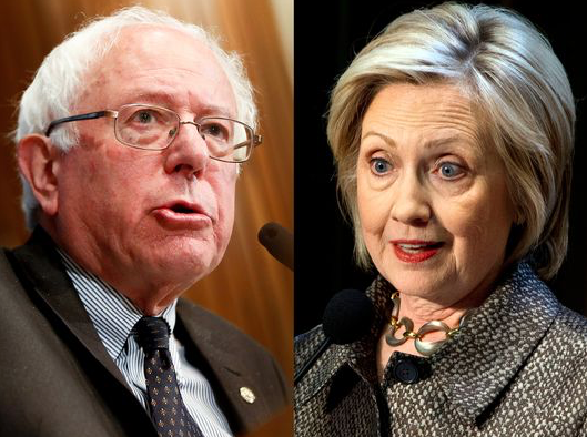 Democratic candidates Bernie Sanders (left) and Hillary Clinton vie for black voters with eye toward critical southern states