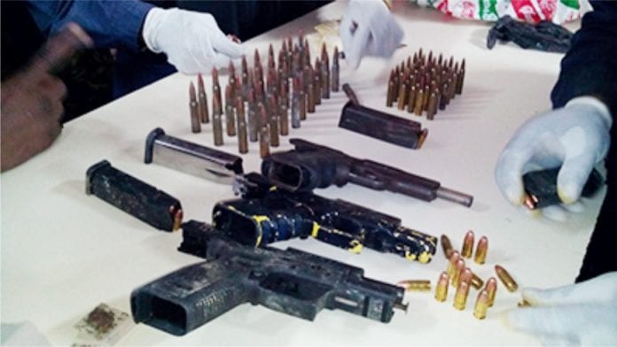 Guns seized in TT