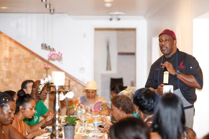 Chef Irie teaching a class - Caribbean National Weekly News