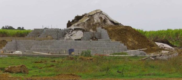 Indian arrival monument