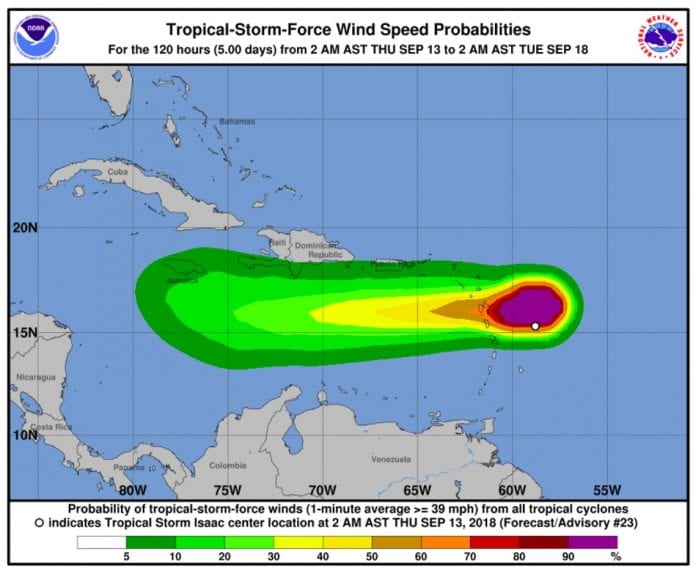 Tropical Storm Isaac