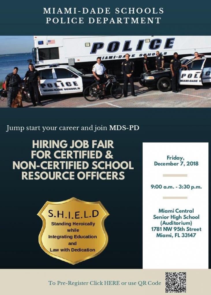 Miami-dade Schools Police Department Hosts Hiring Job Fair On December 