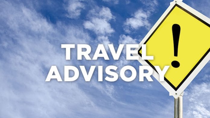 travel advisory