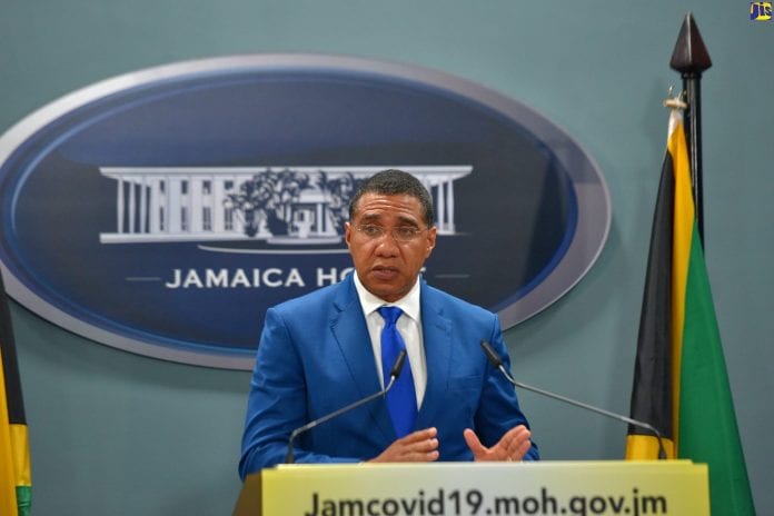 Jamaica PM Andrew Holness