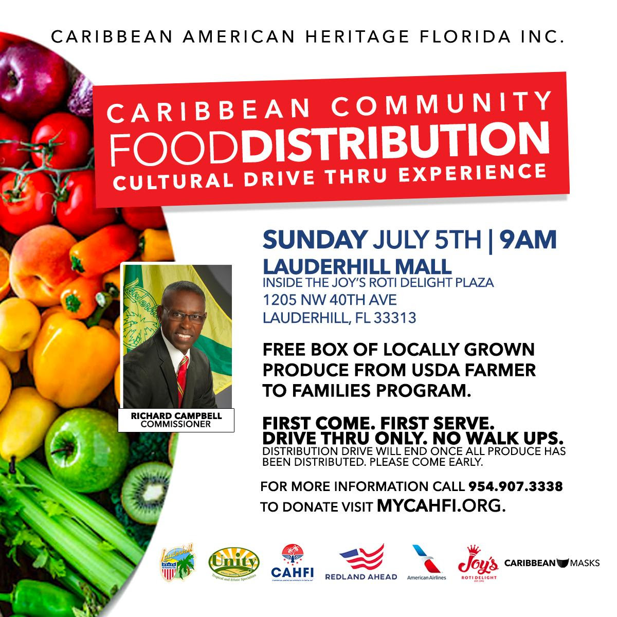 Caribbean Community Food Distribution in Lauderhill - CNW Network