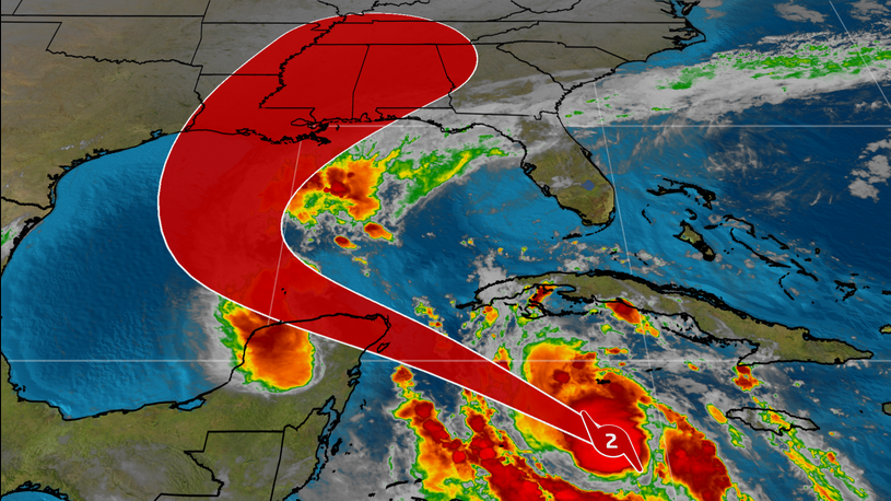 Strengthening Hurricane Delta Expected to Pass Southwest of Cayman ...