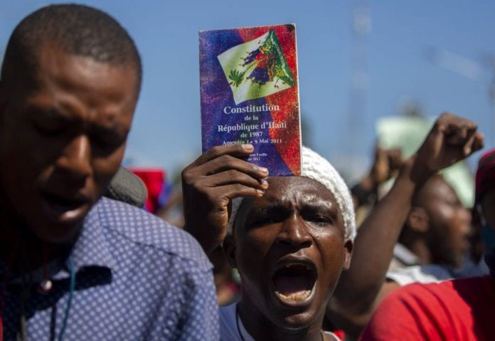 haiti protest