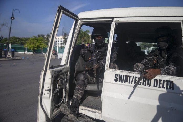 haiti police car