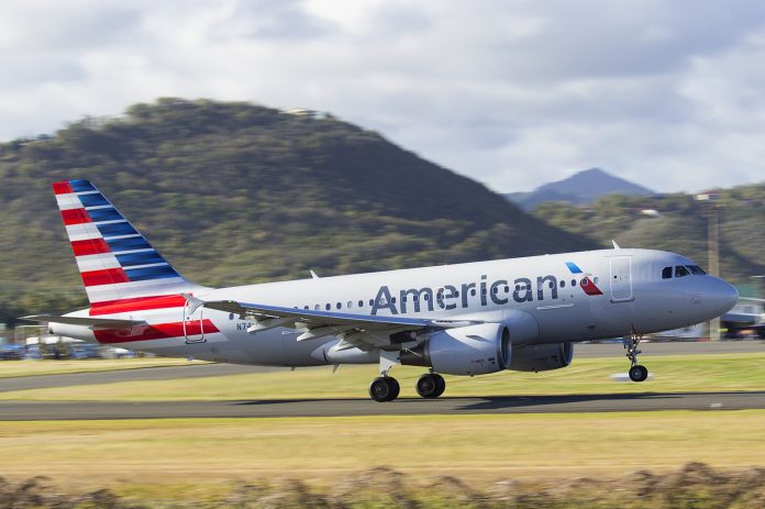 American Airlines plane landing gear tires blow out as it lands at St Vincent airport