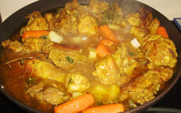 Jamaican Curried Chicken By Chef Minna Lafortune