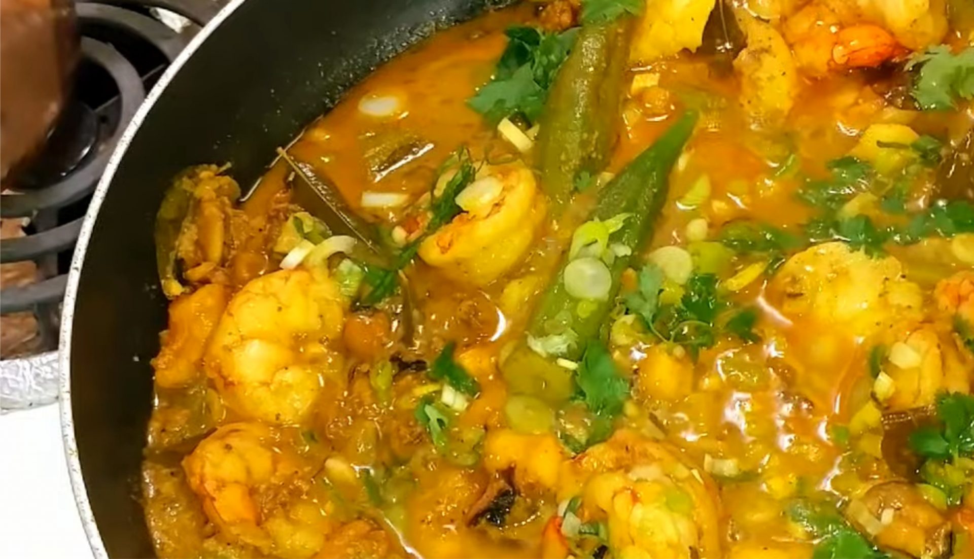 Curried Seafood Medley With Coconut Milk