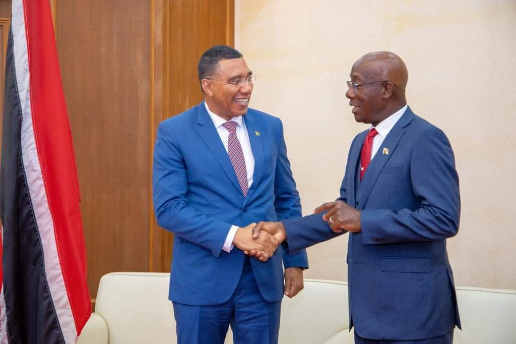 Prime Minister Andrew Holness visiting Trinidad and Tobago for ...