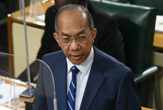 National Security Minister Dr. Horace Chang.