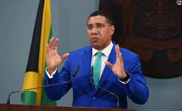 Jamaica Prime Minister Andrew Holness