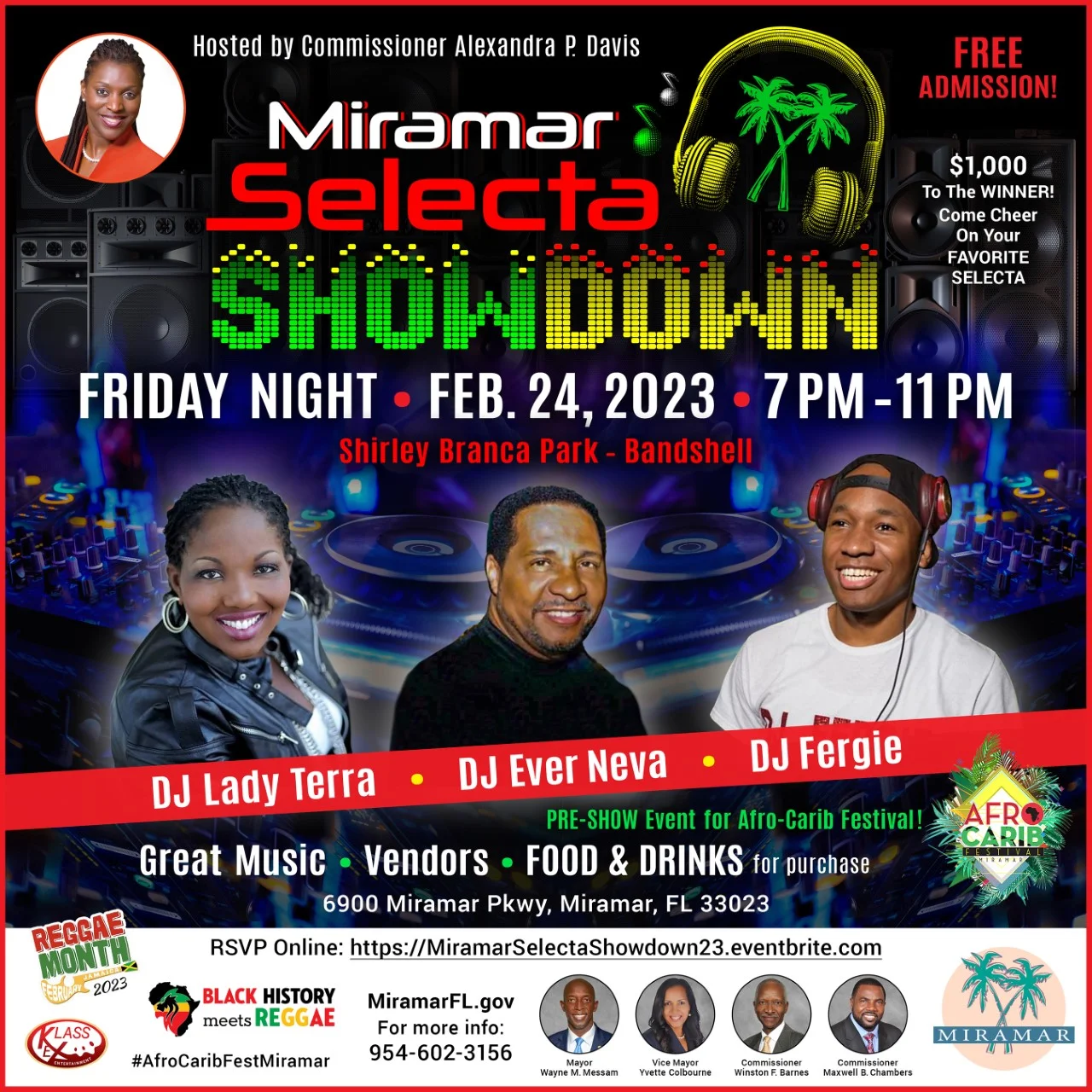 Miramar Selecta Showdown, DJ Clash Pre-Show event for the Afro Carib  Festival - CNW Network