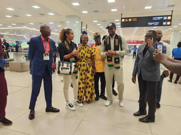 Asafa Powell and wife wrap up official trip to Ghana