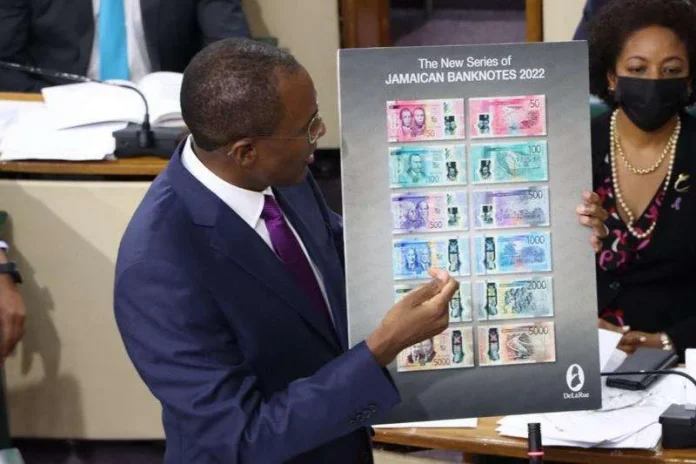 Jamaica’s Finance Minister says new banknotes set for public release mid-June