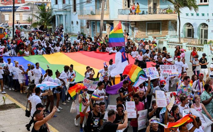 Cuba's LGBTQ community celebrates same-sex marriage with pride conga