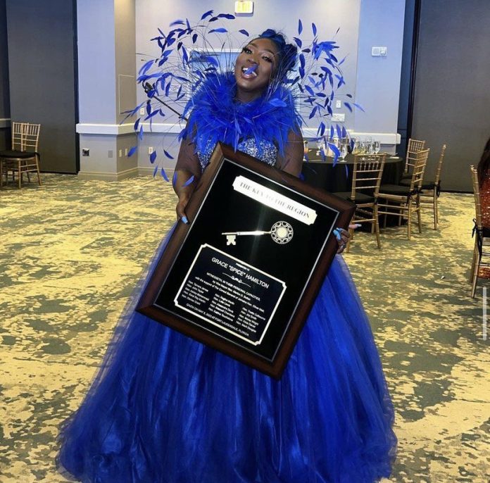 Spice expresses gratitude after receiving the Key to Region of Florida