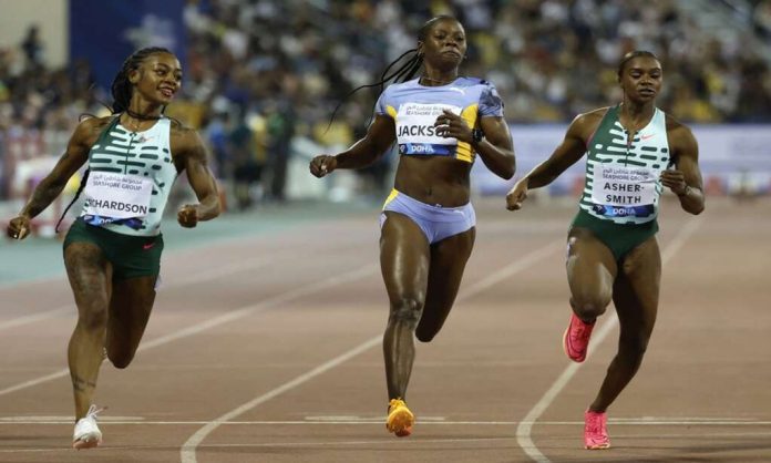 Sha’Carri Richardson beats Shericka Jackson in Doha