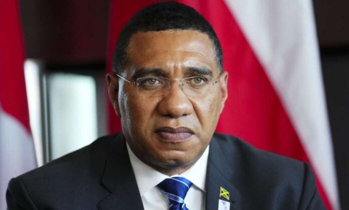 Prime Minister Andrew Holness. Jamaica