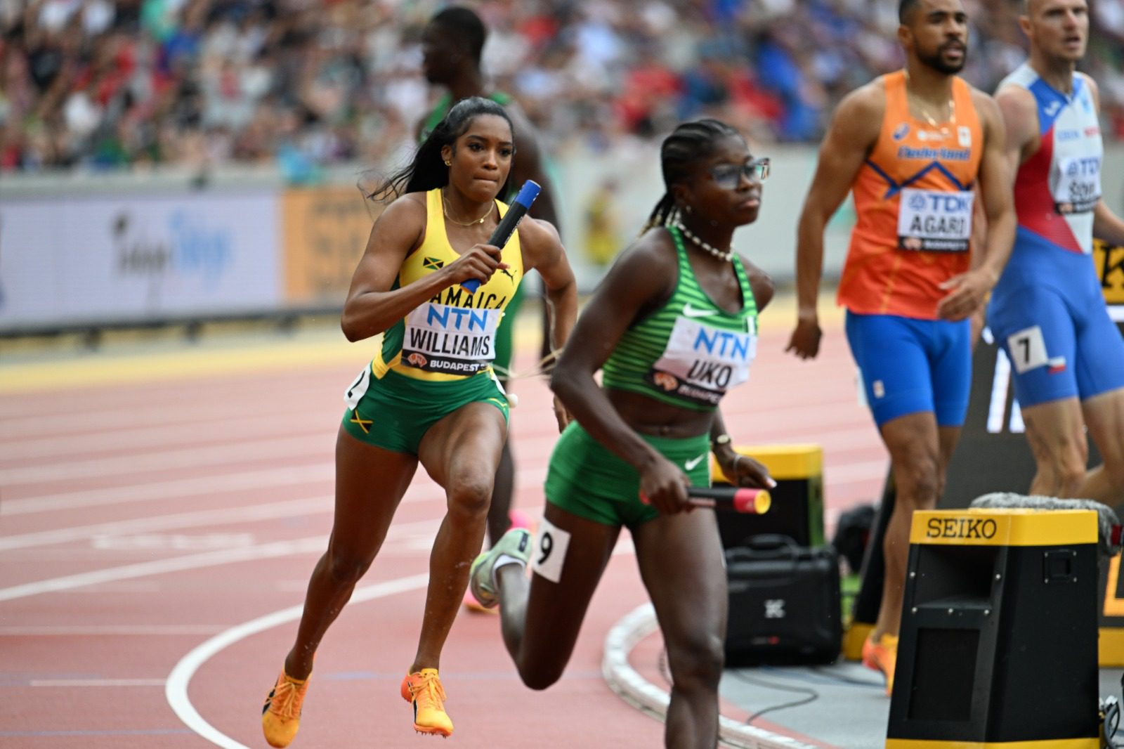 World Athletic Championships Day 1 Jamaica Mixed Relay - CNW Network