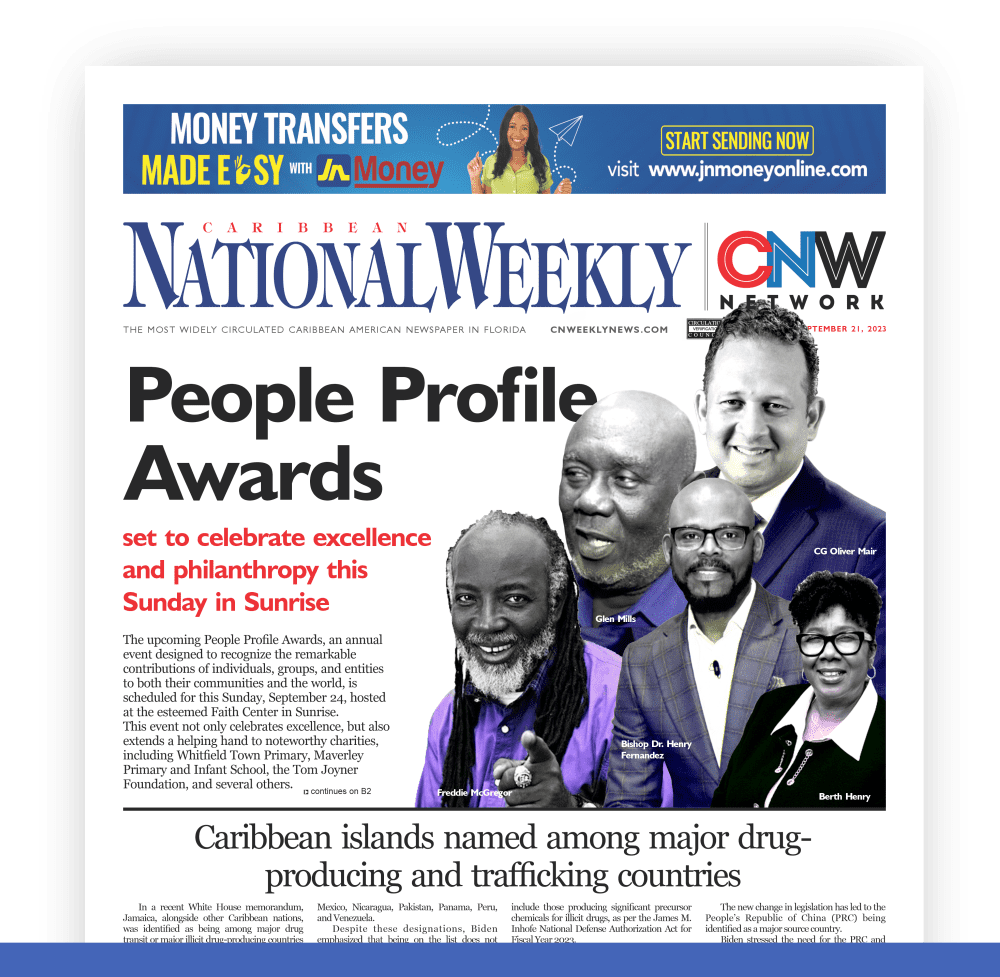 Caribbean National Weekly September 21, 2023 - CNW Network