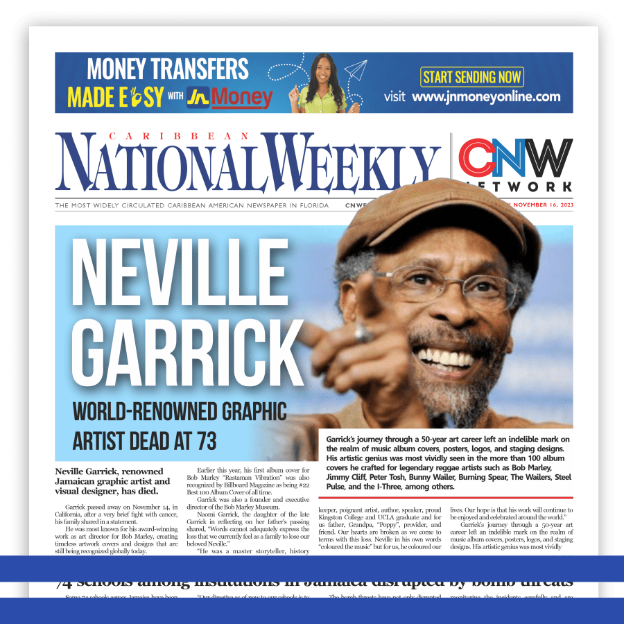 Caribbean National Weekly November 16, 2023 - CNW Network