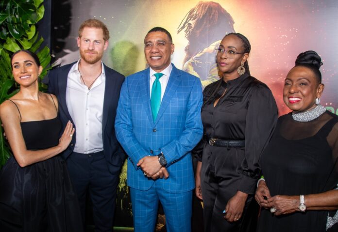 Bob Marley premiere prince harry