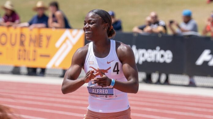 Julien Alfred smashes St. Lucia’s indoor 400m record