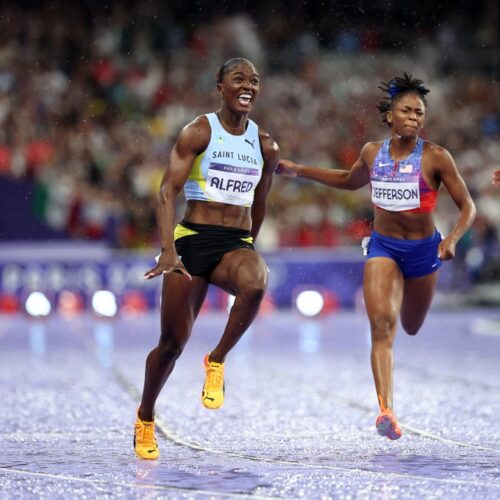 Julien Alfred wins gold in women's 100m at 2024 Paris Olympics CNW