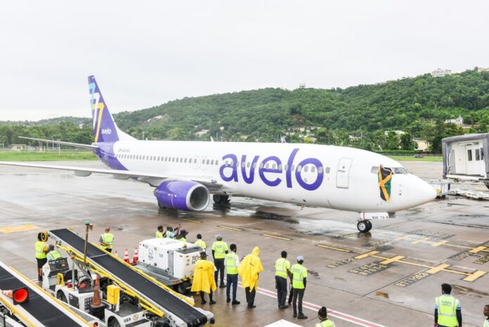 Avelo landing Jamaica