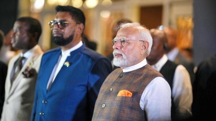 India’s PM Modi Pledges Support to CARICOM at Second Summit in Guyana