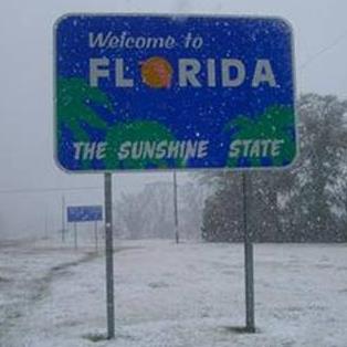 Floridians urged to stay home as rare winter storm hits the sunshine state