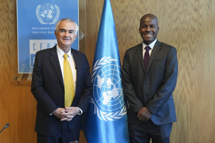 BVI Special Envoy Mr. Benito Wheatley and UN ECLAC Executive Secretary H.E. Jose Manuel Salazar-Xirinachs