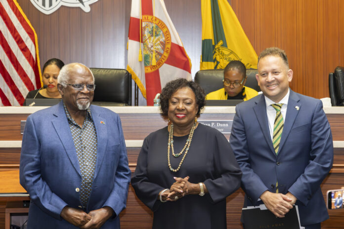 Olivia 'Babsy' Grange and Julius Garvey Lauderhill